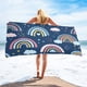 thumbnail image 1 of Toalla de playa de microfibra, súper colorida, resistente a la arena, multiusos, para viajes, piscina, 76 x 152 cm, 1 of 7