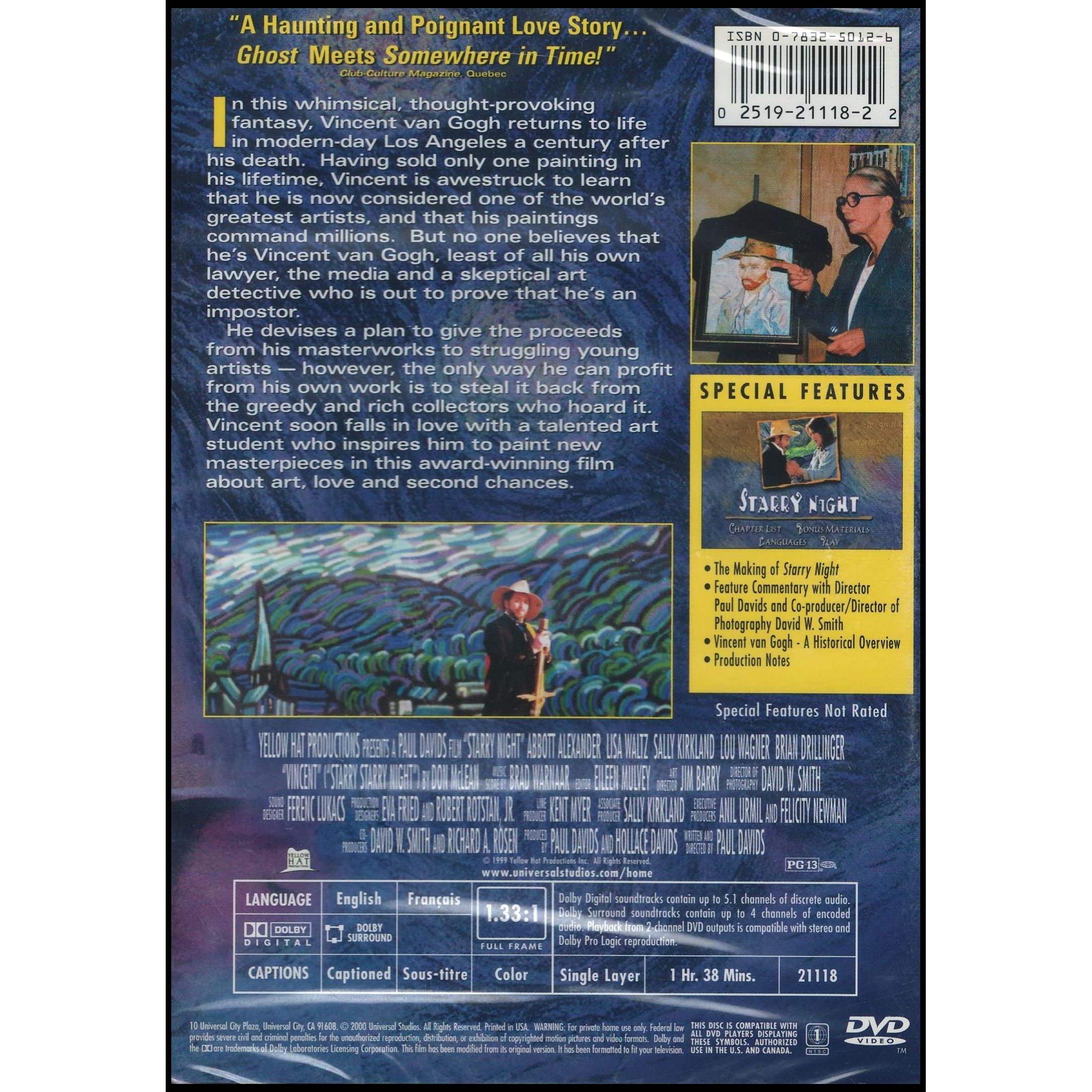 その他 Starry Starry Night [DVD] Starry Night (DVD) - Walmart.com