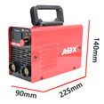 thumbnail image 2 of ABX 110V 300A Mini IGBT ARC Welding Machine Inverter, DC MMA Electric Welder Stick, Red, 2 of 14