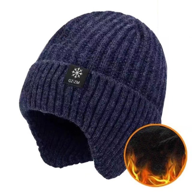 CSChome Cold Weather Thermal Hat Winter Hat - Thick Plush Elastic Knitted Soft Warm Dome Non-Slip Unisex