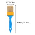 thumbnail image 2 of OULII 25Pcs Blue Bristle Paint Brush Long Handle Portable Painting Tool for Home Use, 2 of 8