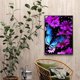 thumbnail image 3 of Kit de pintura de diamante 5D DIY mariposa azul taladro redondo completo mosaico cuadros de pared Likrtyny decoración de arte, 3 of 9