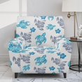 thumbnail image 2 of Kuiaobaty Turtle Hibiscus Print Reclining Slipcover Easy Replacement Recliner Chair Cover Large Breathable Reclining Sofa Slipcover Washable Recliner Couch Cover with Elastic Bottom for Pets, 2 of 8