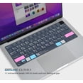 thumbnail image 2 of Funda de teclado para Apple MacBook Air M3 M2 2024-2022 13 15 pulgadas A3113 A3114/MacBook Pro 14 pulgadas A2442 A2779 A2918/Pro 16 pulgadas A2991 A2780 A2485 M3 M2 M1 Pro Max MAC OS Teclas de acceso, 2 of 5