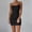 X-203Black, variant on YMNXA Women's Dress Sleeveless Suspenders Solid Color Comfortable Breathable Dresses For Daily Wear Black L