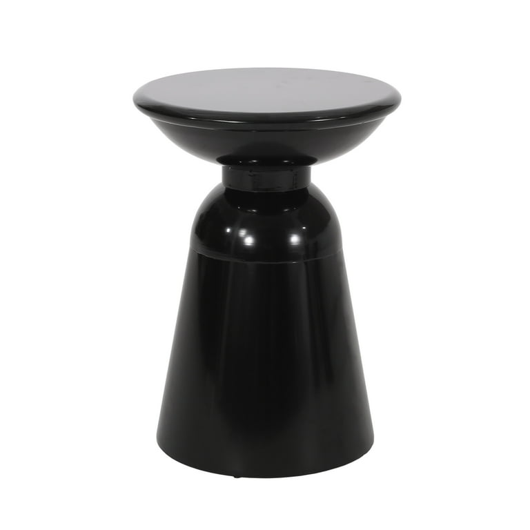 Aston Metal Outdoor Side Table, Black - Walmart.com