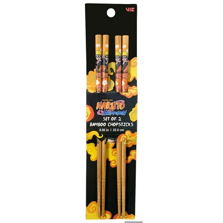 

Naruto Shippuden Chopsticks Set of 2 - Official Naruto Collectible Chopsticks - Includes 2 Matching Sets of Bamboo Chopsticks - 8.85 Inches Long Anime Chopsticks