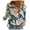 Dark Green, variant on Conairie Linen Shirts For Women Floral Print Regular Fit Collar Long Sleeve Button Down Shirts Breathable Soft Summer Outfits Clothes 2026 Beach Black L
