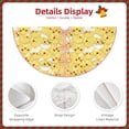 thumbnail image 3 of Fotbe Baby Chicks Pattern Christmas Tree Skirt, Tree Skirts Plush Christmas Decorations, Christmas Tree Skirts Xmas Decorations Holiday Party Decor-36", 3 of 6