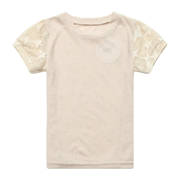 Richie House Girls' Sweet Short Sleeve T-shirt RH0988