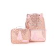 thumbnail image 1 of Purr-fectly Pink Glitter "A" Kitty Backpack Set, 1 of 6