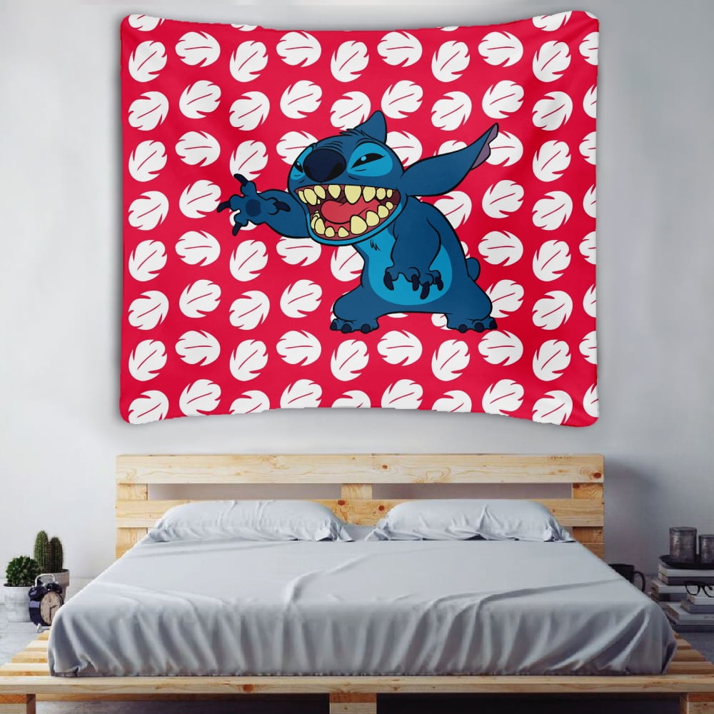 Lilo & Stitch Tapestry for Bedroom,Lilo & Stitch Living Room Home Decor ...