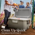 thumbnail image 5 of Coleman Classic 120 QT Hard-Sided Ice Chest Cooler, Silver Ash, 5 of 10