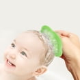 thumbnail image 4 of Silicone Baby Bath Brush Cradle Cap Brush Newborn Hair Comb Face Scrubber Exfoliator for Dry Skin Gentle Cleansing Tool for Toddlers Kids Women, 4 of 5