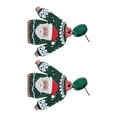 thumbnail image 5 of Sweater Christmas Earrings Cute Christmas Dangle Earrings for Xmas Green, 5 of 9