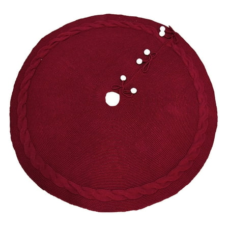 

Veki Knitted Christmas Tree Skirt Knitted Christmas Tree Skirt Red Tree Skirt Decoration Holiday Christmas Party Christmas Tree Skirt Red 48 Inches Event Chairs And Tables
