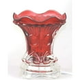 thumbnail image 2 of Red Electric Glass Fragrance Scented Oil Warmer (Burner/Warmer/Lamp) with Dimmer Switch, 2 of 2