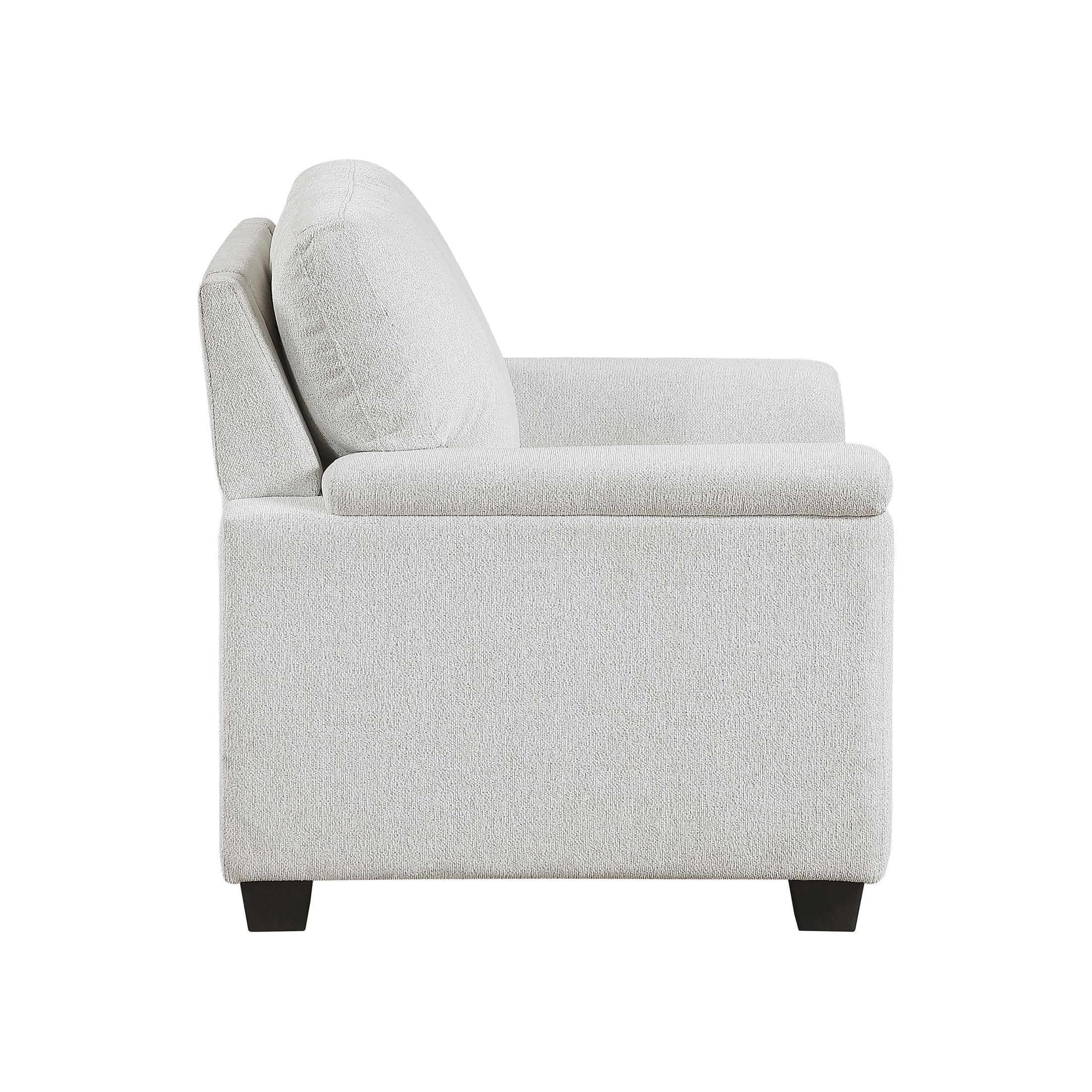 OakvillePark Sylvanora Contemporary Chenille Living Room Chair, Beige