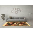 thumbnail image 3 of Ahgly Company Indoor Rectangle Abstract Brown Contemporary Area Rugs, 8' x 10', 3 of 4