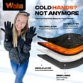 thumbnail image 3 of Guantes térmicos recargables Weston con 3 niveles de calor y resistencia al agua, 3 of 7