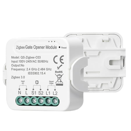 Mistaha Tuya ZigBee Gate Opener Intelligent Garage Door Opener Controller Mobilephone Remotely APP Control Compatible with Alexa Google Home for Voice Control