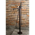 thumbnail image 2 of Kingston Brass KS7035DPL Paris Freestanding Tub Faucet with Hand Shower, Oil Rubbed Bronze, 2 of 8