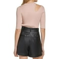thumbnail image 2 of Women's Shoulder-Cutout Elbow-Sleeve Sweater Rouge Blush L, 2 of 2