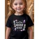 thumbnail image 1 of Hello Second Grade Printed Short Sleeve Girls' Casual Crew Neck T-Shirt, Breathable Knit Fabric, Perfect for School & Casual attire, Shirts for Girls, 1 of 8