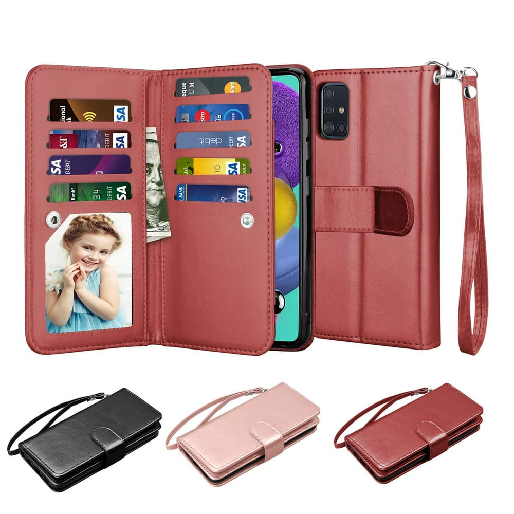 6.5" Moto G Play Wallet Case, Motorola Moto G Play 2021 PU Leather Case