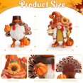 thumbnail image 2 of Ayieyill Thanksgiving Gnome Figurines, Turkey Thanksgiving Decorations, 2 Pcs, Resin, 2 of 6