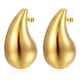 thumbnail image 1 of Pendientes de oro para mujeres y niñas, pendientes de aro de oro ligeros, pendientes hipoalergénicos para mujeres, regalos de joyería de moda, 1 of 5