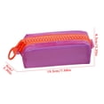thumbnail image 2 of Colorful Pencil Case,Lightweight Large Zipper Pencil Bag for Stationery & Make-up Storage,Large Capacity Pencil Pouch for Office Desktop Organizer,Purple, 2 of 8