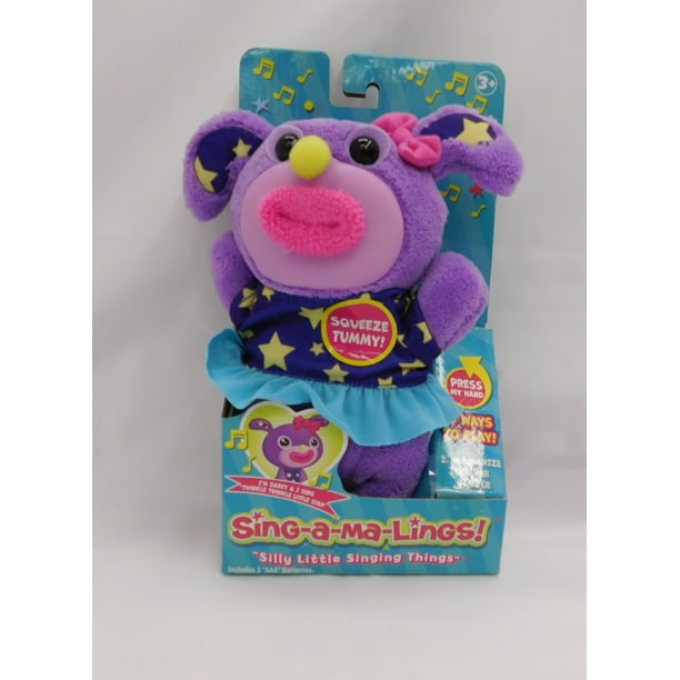 Sing-A-Ma-Lings! Purple Darcy Twinkle Little Star Singing Plush - Walmart.com - Walmart.com