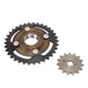 thumbnail image 2 of Piñón delantero del motor 420 15T piñón de cadena de acero 420 34T para ATV ANGGREK Otros, 2 of 8