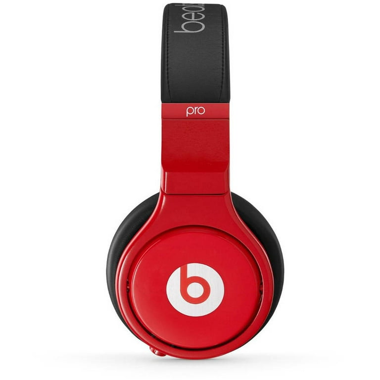 Refurbished Beats by Dr. Dre Pro Red Lil Wayne Edition Wired Over Ear Headphones MH772AM A Walmart