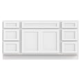 thumbnail image 5 of 63 in. W x 21 in. D x 32.5 in. H Bath Vanity Cabinet without Top in White, 5 of 5
