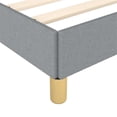 thumbnail image 4 of Bowery Hill Contemporary Twin XL Engineered Wood Bed Frame in Light Grey, 4 of 5