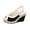 Black, variant on Win s Way Women Woven Roman Sandals Plus Size Peep Toe Buckle Platform Wedge Heel 1.1 Inch Summer Casual Shoes