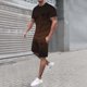 thumbnail image 2 of Playeras Negras Hombre Algodon Camiseta De Cuello Redondo Con Estampado De Playa De Verano Para Hombre Top Informal De Manga Corta, 2 of 4