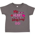 thumbnail image 3 of Inktastic My Heart Belongs to My Gigi Boys or Girls Toddler T-Shirt, 3 of 5