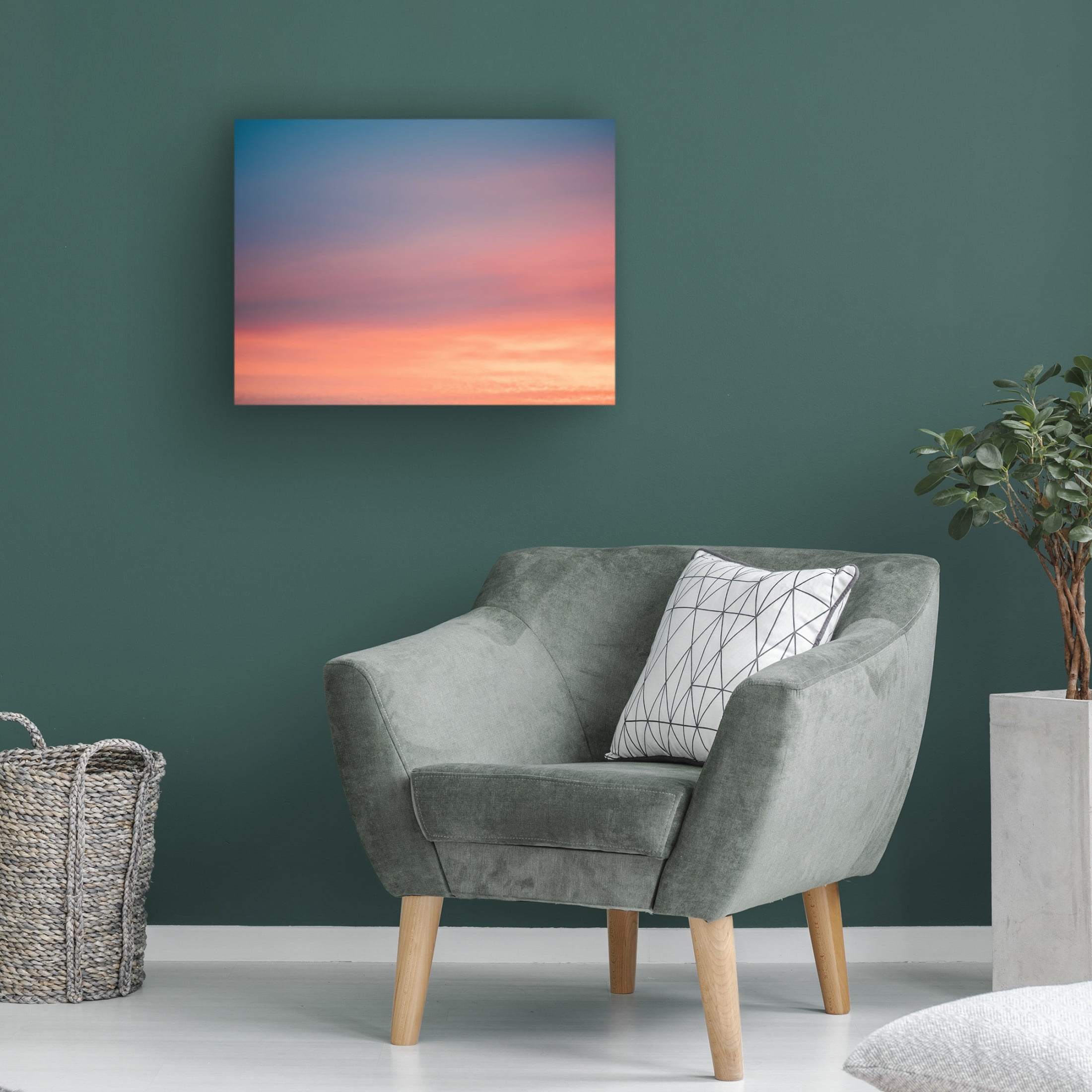 Trademark Fine Art Raisa Zwart Colourful Sunrise 4 Canvas Wall Art