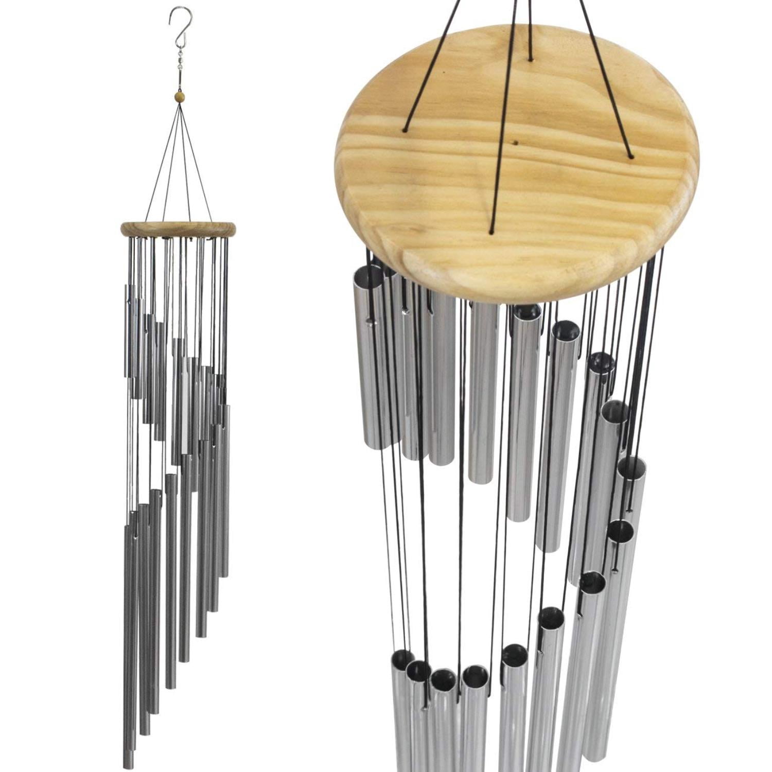 Sorbus Tubular Wind Chimes, Outdoor Garden Decor, Soothing Bell Sounds, Memorial Patio & Deck