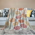 thumbnail image 2 of Nawypu  Palm Leaf Pattern Lightweight Super Soft Cozy Throw Blanket Warm and Lightweight Soft Flannel Blankets 50x40 Small for Kid Bed Blanket, 2 of 6