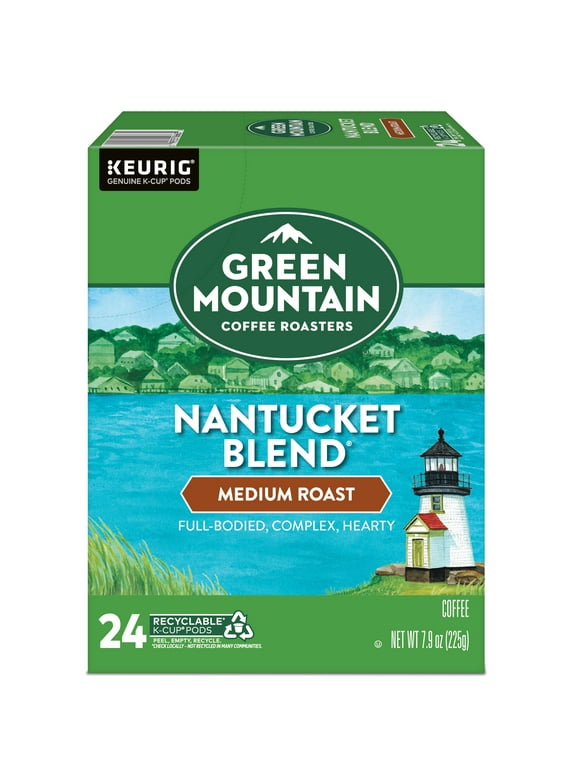 Green Mountain Coffee Roasters, Nantucket Blend Medium Roast K-Cup Coffee Pods, 24 Count