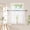 Bright White, variant on Vintage Lace Curtains 63 Inch Length 2 Panels Sheer Taupe Floral Crochet Curtains with Scalloped Edges Rod Pocket for Bedroom Dining Room Light Coffee