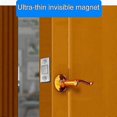 thumbnail image 2 of 5-pack punch free magnetic door stopper, ultra-thin double magnet invisible self-adhesive door stop, 2 of 4