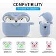 thumbnail image 3 of Funda VOTILE Secure Lock para Airpods Pro 2 con llavero brillante, 3 of 7