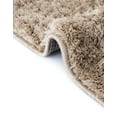 thumbnail image 6 of Unique Loom Studio Solid Shag Collection Area Rug - Sky (9' x 12' 2" Rectangle Taupe), 6 of 6