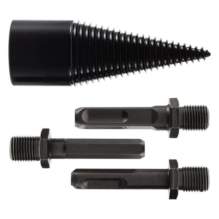 MUSEYA 1 Set Log Firewood Splitter Set High-carbon Steel for Firewood Preparation