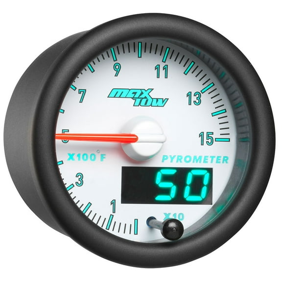 MaxTow Match 1500 F Pyrometer EGT Gauge for the 3rd Gen Cummins
